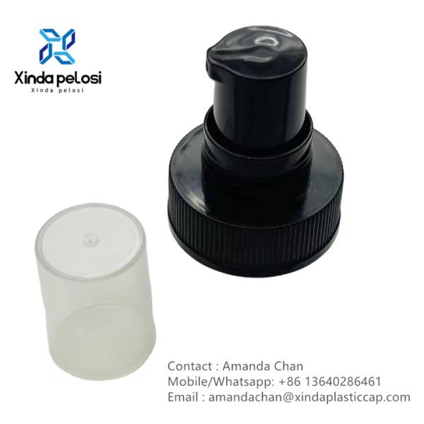 Pp Pump With Ribbed Closure Custom Color Cosmetic Bottle Pump for bottle