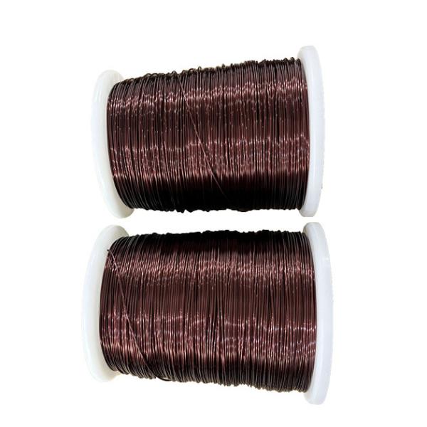 Copper Round Enameled Winding Wire Overcoat Polyamide Imide HAI 0.20mm-2.00mm Single