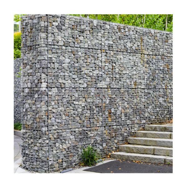 Cage en gabion galvanisé soudé avec treillis métallique