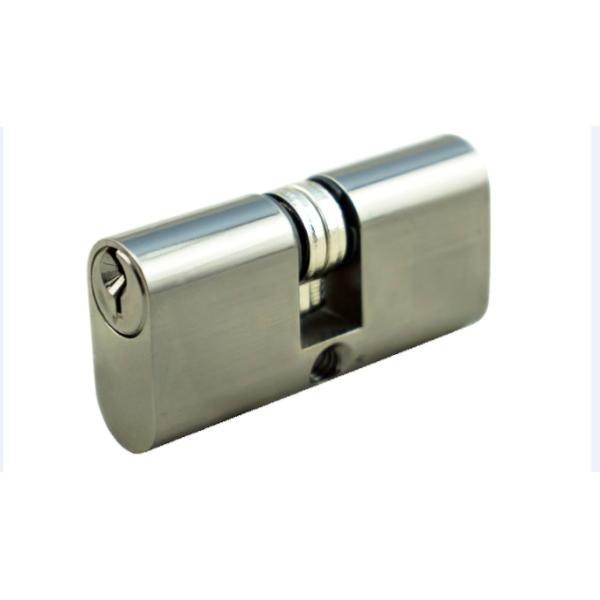 Commercial Door Lock Cylinder Split Cam Satin Nickekl Keyed Alike