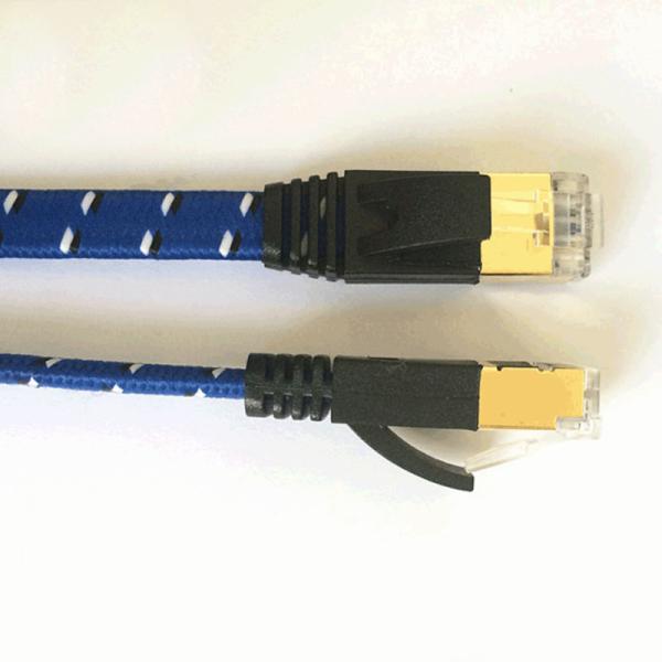 10 гигабит SSTP защищал кабель ethernet сетки CAT7 нейлона гибкого провода CAT5E