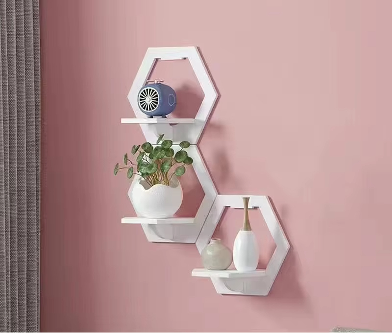 High Quality Wall Organizer Floating Storage Shelves Wall Mounted Flower Pot Holder Racks for Living Room Bedroom
