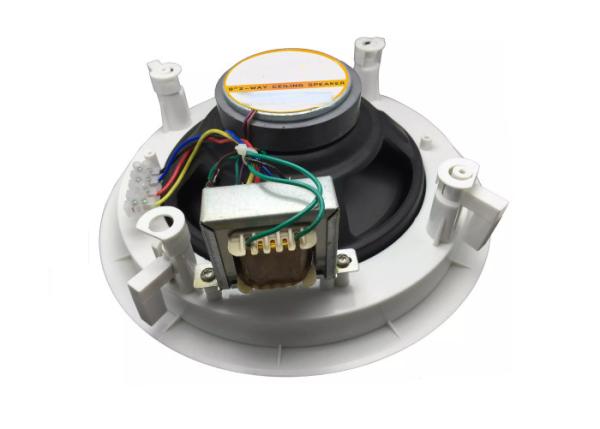 Coaxial Counter Down 2 Way Powered Speakers 8Ohms 30W With Transformer 100V