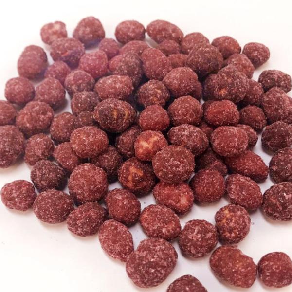 Delicious Popular Purple Sweet Potato Flavor Coated Peanut Snack Healthy Coated Peanut OEM KOSHER