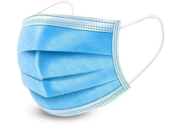 Antibacterial Medical 3 Ply Face Mask FDA EN14683 Certificate