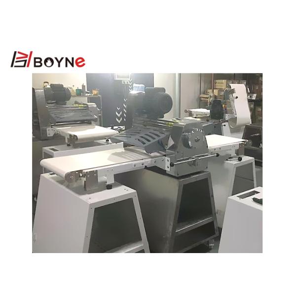 0.55kw 220V Bakery Processing Equipment Bread Shop Table Top Dough Croissant Sheeter