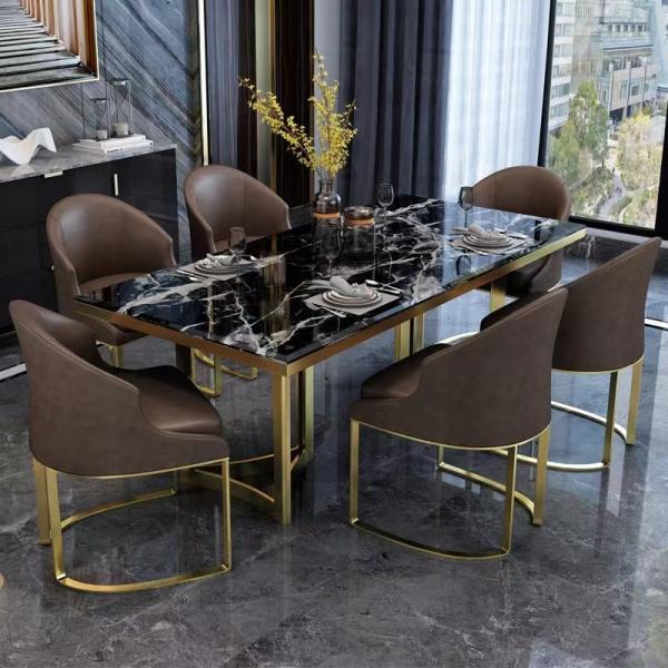 Quartz Hotel Restaurant Furniture Custom Restaurant Tables Set