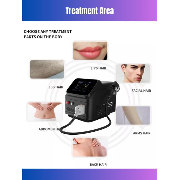 2024 Glory Pro 4 в 1 Постоянный диодный лазерный эпилятор 808nm 755nm 940nm 1064nm Красотка для омоложения кожи