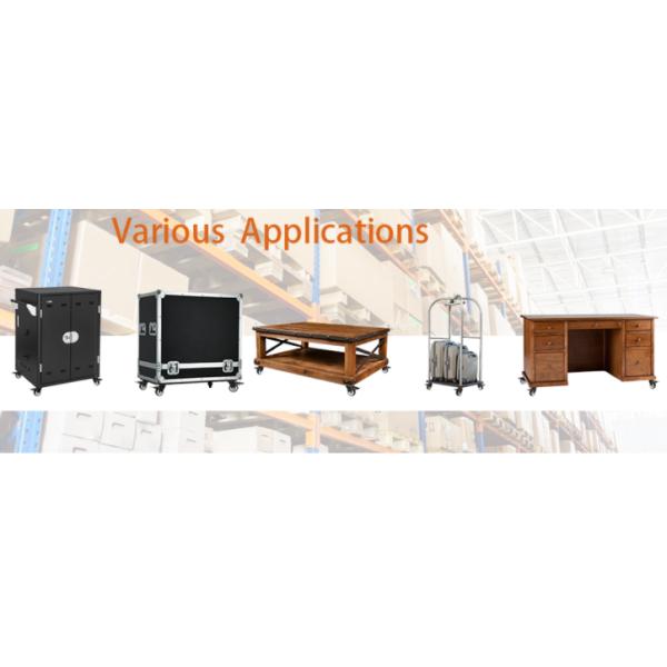 2.5 Inch Black Polyurethane Caster Wheel