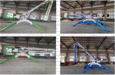 Mobile Type HGY17 Hydraulic Concrete Placing Boom Horizontal reach 16.5m 380V/50Hz