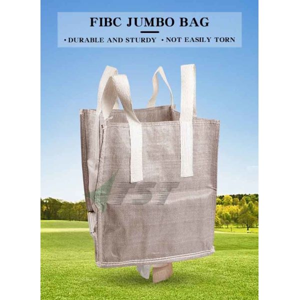 Heavy Duty Bulk Big Bag With Open Top And Reinforced Loops
