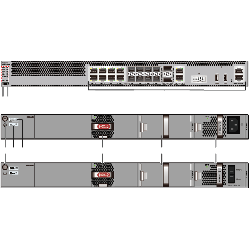 USG6565F-AC 02355FCR AI Enterprise Firewall 8×GE COMBO Ports Security Firewall