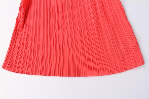 100% Polyester Utility Gilet Vest Red Ladies Sleeveless Tops