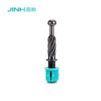 JINHAN JH-2136 Minifix Connecting Bolts with Black Nickel Finish & Fluted Design for 15mm+ Board Cabinet Wardrobe