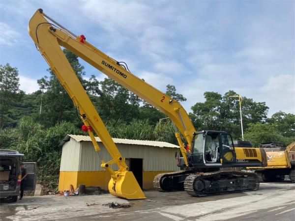 24m Komatsu PC450 Long Reach Excavator Booms Yellow Color 10500mm Length