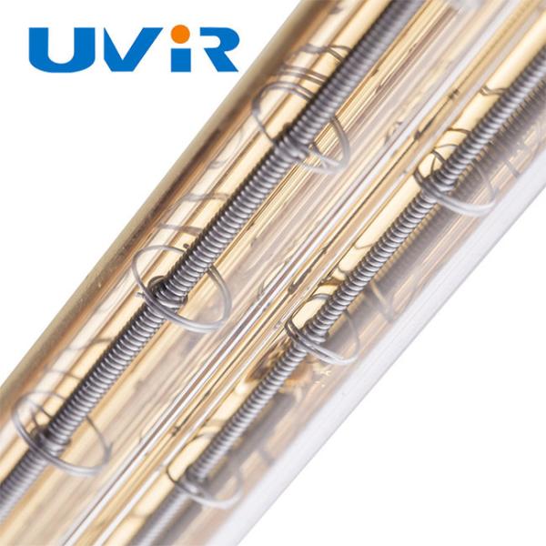415V 1100W Twin Tube Short Wave Infrared Heater with Gold Coating
