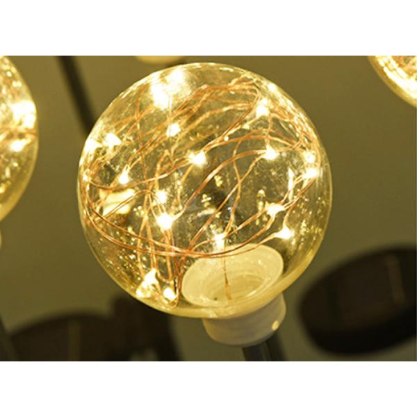 Solar Copper wire ball lights Garden Decoration Plugin Ground Lamp Lawn Lamp