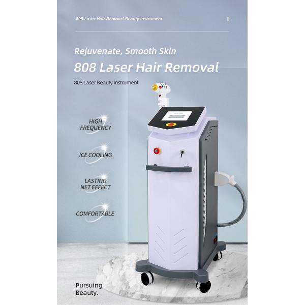 Medical 810nm 808nm Diode Laser Machine Hair Epilator With 10 Inch Screen