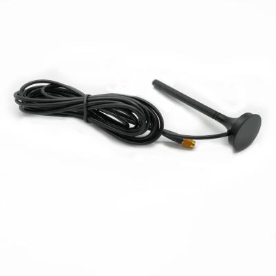 Indoor Black 3.0DB  Magnetic Base Antenna 50W 1.0m Length With SMA Connector