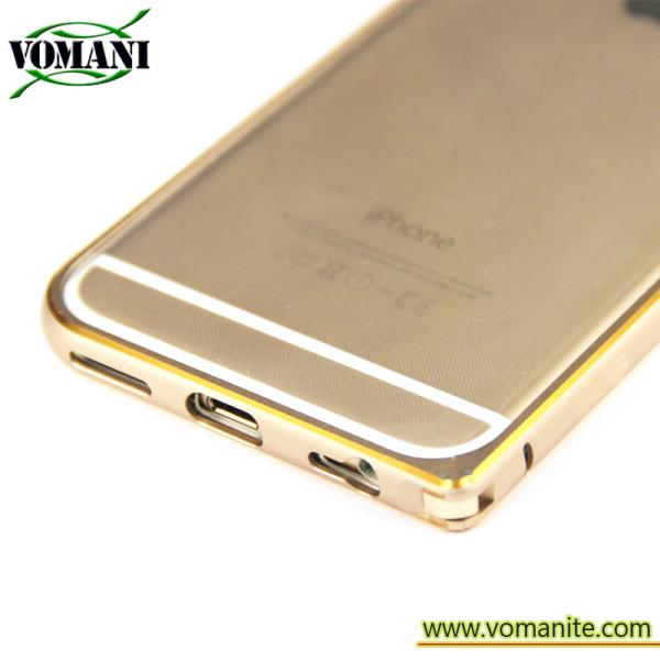 Aluminum metal frame bumper with Ultrathin TPU cover case for Iphone 6s plus