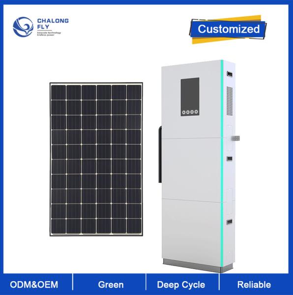 OEM ODM Bateria de lítio LiFePO4 Bateria de lítio empilhada Bateria de lítio 48V 100AH 200AH Bateria doméstica