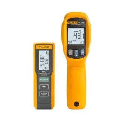 Fluke 417D Laser Distance Meter / 62 MAX+ IR Thermometer Kit F417D