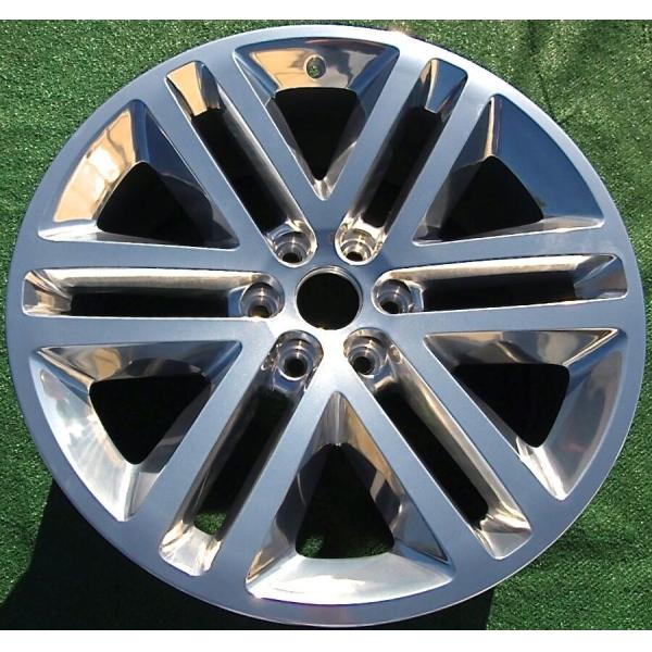 22x9.5 Polished Replacement Ford Replica Wheels 3993 For 2015-2017 Ford Expedition