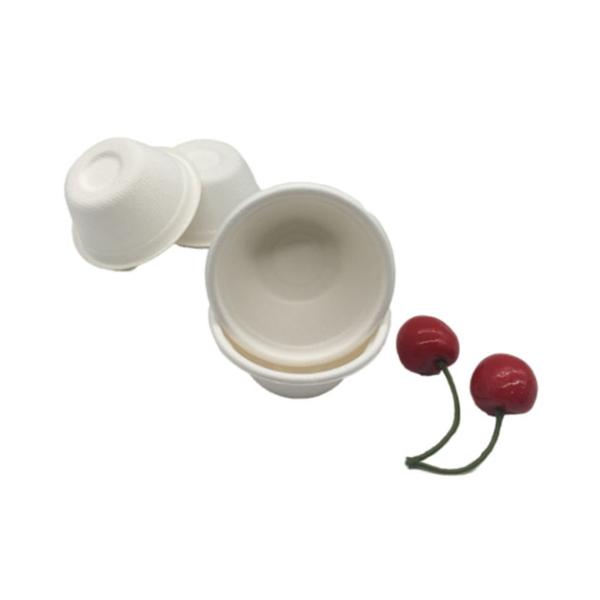 Примите прочь чашки багассы сахарного тростника 60ml 2oz