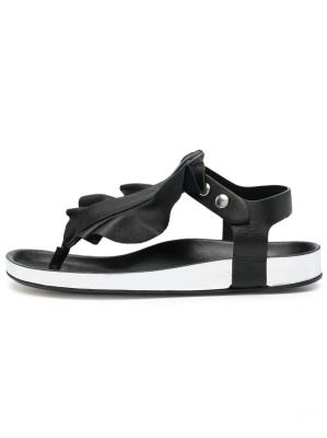 Sheepskin Lace Casual Soft Flat Slippers Sandals with fully ergonomic outsole