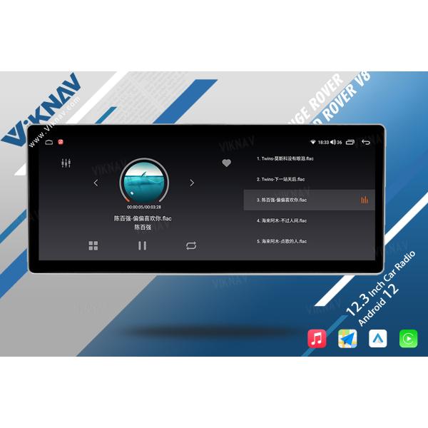 12.3дюймовое авторадио для Land Range Rover Vogue V8 L322 2002-2012 Сенсорный экран GPS навигация Мультимедийный стереоплеер