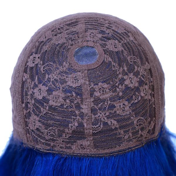Swiss Lace Base Material Remy Hair Virgin Silky Short Bob Cut Wigs For Women with 1