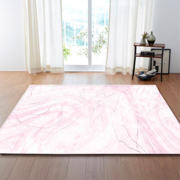 Marble Living Room Floor Carpets Machine Washable Bedroom Area Rugs