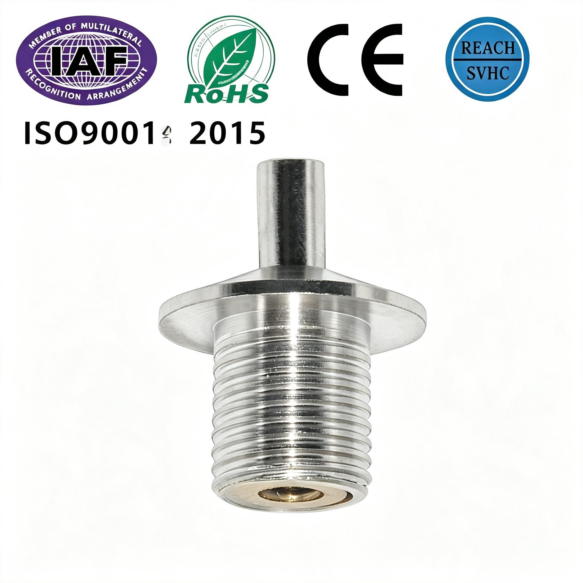 Knurled Lock Cap External Thread Cable Gripper for Stepless Height Adjustment Suspended Lighting