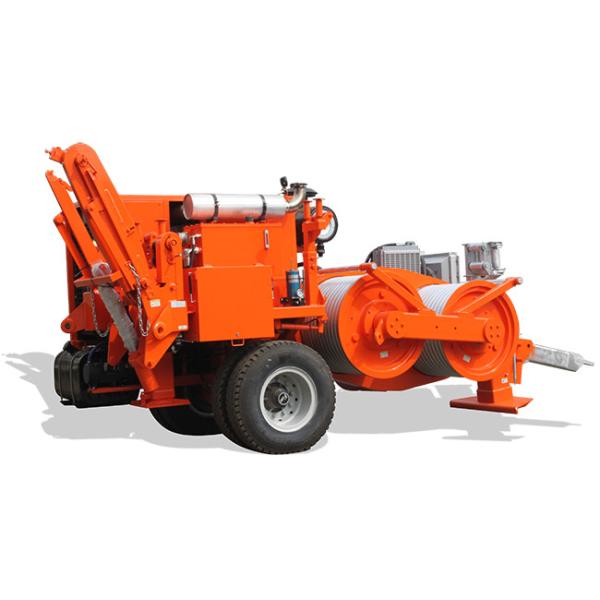 160kn Diesel 239kw 320hp Transmission Line Stringing Equipment Hydraulic Pulling Machine