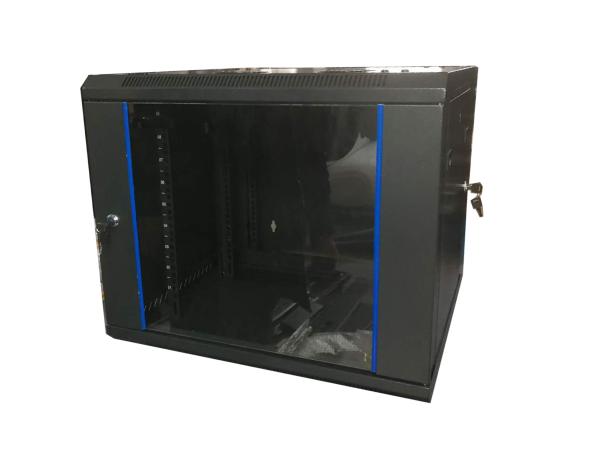 High Capacity 19 Inch Wall Mount Switch Rack , Wall Mount Rack Enclosure Cabinet