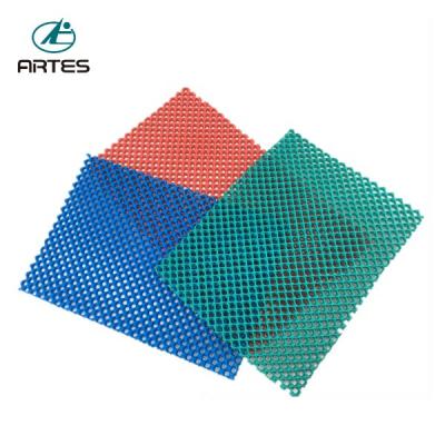 Anti - Fatigue Comfort Large Bathroom Mats , Wear Resistant Blue Bath Mat