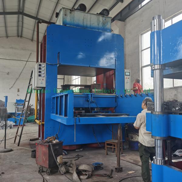 Frame Type Recycled Rubber Paver Tile Making Vulcanizing Press Machine 1500t