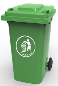 plastic bin 240 liter waste bin for waste management double recycling sensor trash bins