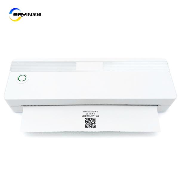 Portable A4 Thermal Printer with Multi Language Support and 10MM/S Black Print Speed