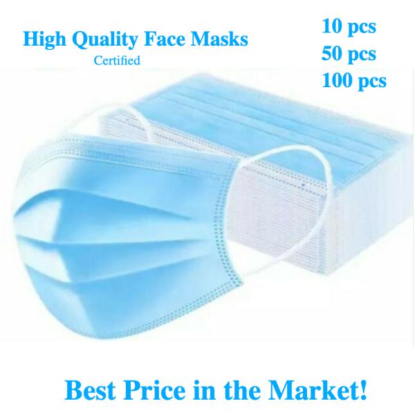 Medical Disposable Face Masks For Germ Protection Face Non Woven Fabric