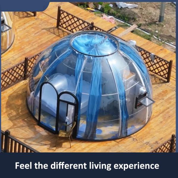 Outdoor Villa Hotel Bubble Room Transparent tent Glass celebrity Restaurant Sun Room PC Star Room Outdoor Homestay