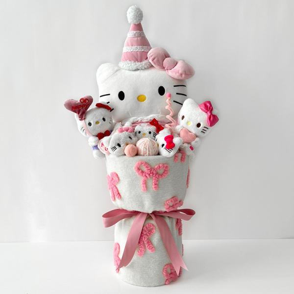 Adorable muñeca de peluche de gato gran ramo producto terminado de peluche juguete regalo de San Valentín para novia regalo de cumpleaños