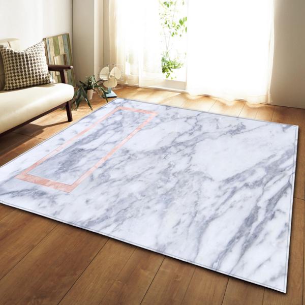 Marble living room carpet, bedroom, dining room floor mat size can be customized