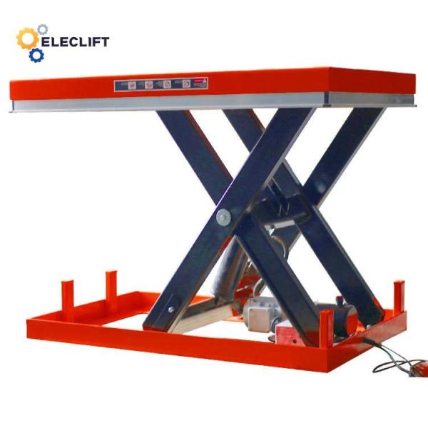 350kg Electric Scissor Lift Trolley with Push Button Control Type