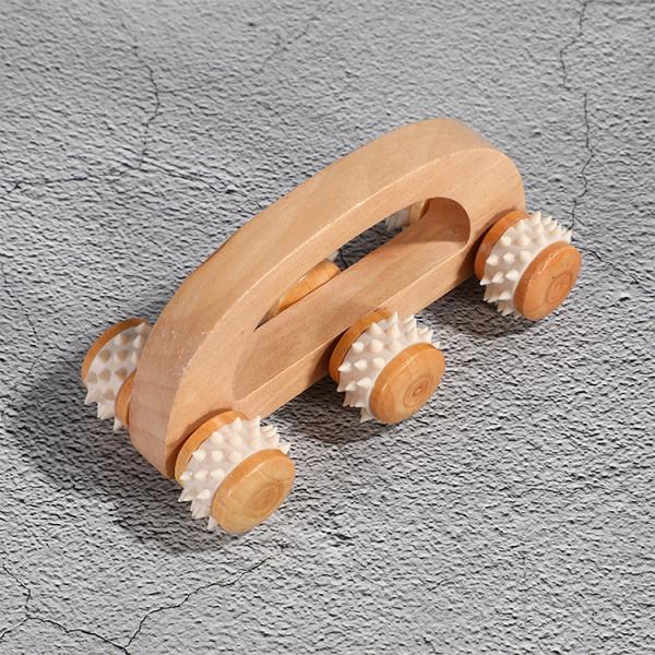 Professional Maderoterapia Wooden Massage Roller for Full Body Muscle Relaxation