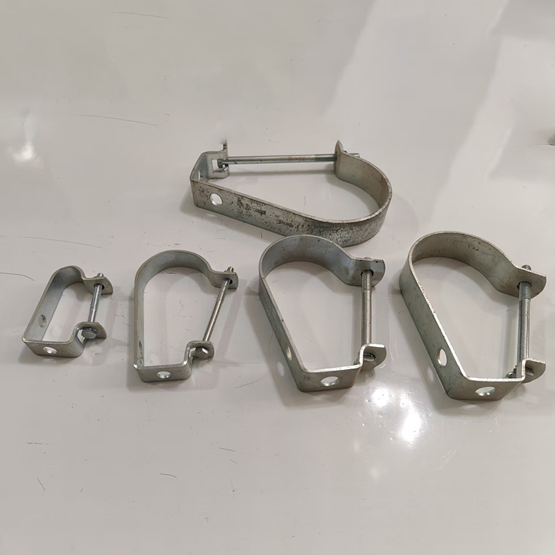 P Shape EMT Conduit Accessories Pipe Hanger Clamp For Electrical Wiring Tube