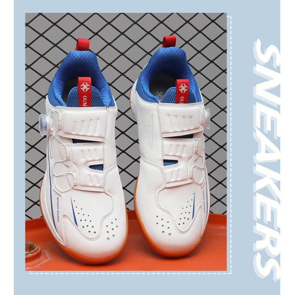 Custom Tennis Shoes Badminton Shoes With Rotating Anti-Slip Feature Fashion Design For Teenagers Outdoor Wearing