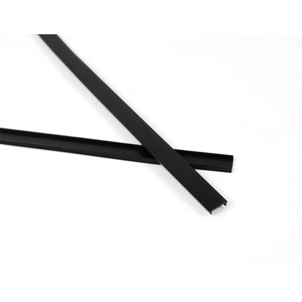 Colorful Soft PVC Industrial Ceiling Profiles Black Plastic Customized Profiles