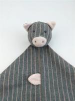 Toalha de brinquedo de pelúcia de algodão cheia Doudou Toalha de brinquedo de pelúcia para bebê Animal de dormir EN71 Segurança para bebês