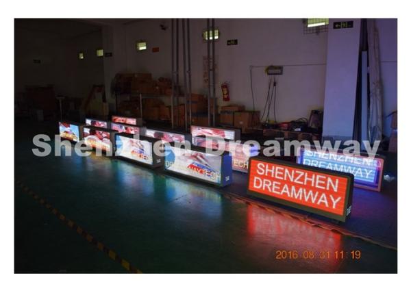 PH5 Outdoor taxi top advertising more than 6000 CD / m2 , Aluminum Cabinet